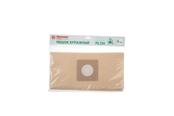 Мешок бумажный для пылесосов Hammerflex PIL20A